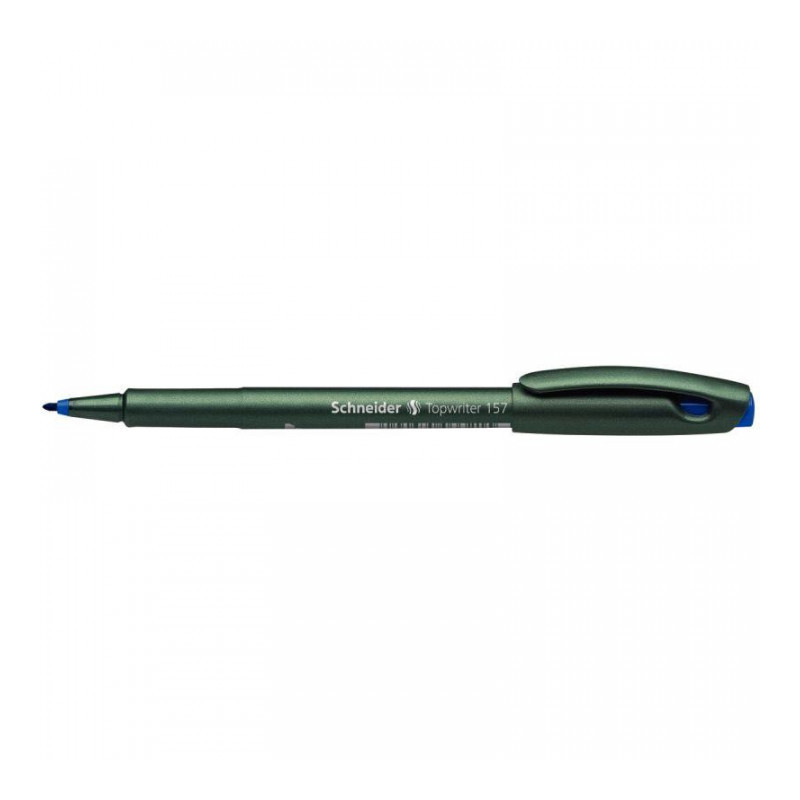 STYLO FEUTRE pointe moyenne TOPWRITER 157 BLEU ne seche pas ouvert SCHNEIDE 115