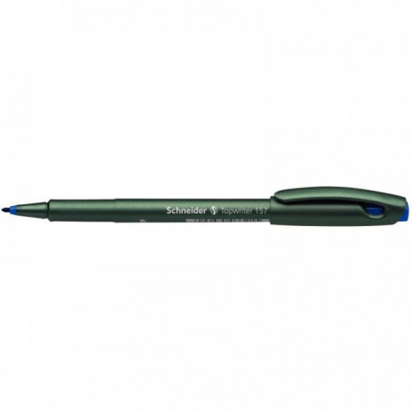 STYLO FEUTRE pointe moyenne TOPWRITER 157 BLEU ne seche pas ouvert SCHNEIDE 115