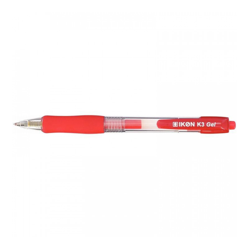 STYLO GEL RETRACTABLE 0,7 MM ROUGE K3-02