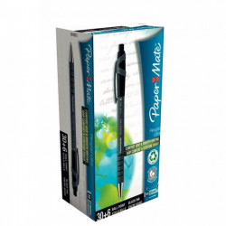 STYLO NOIR BILLE FLEXGRIP ULTRA RT POINTE M PACK 30+6 OFFERTS PAPERMATE 191