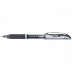 STYLO NOIR ENERGEL BL57 POINTE MÉTAL 0,7MM LIGNE FUTURISTE