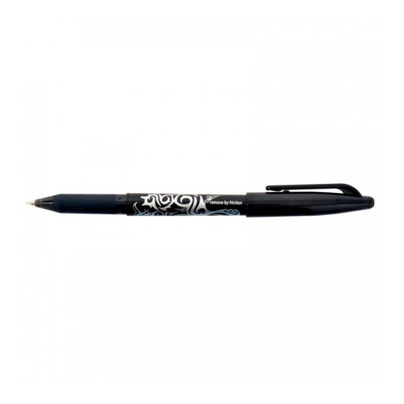 STYLO PILOT FRIXION NOIR BALL 0,7MM  EFFACABLE AVEC LE BOUT DU STYLO