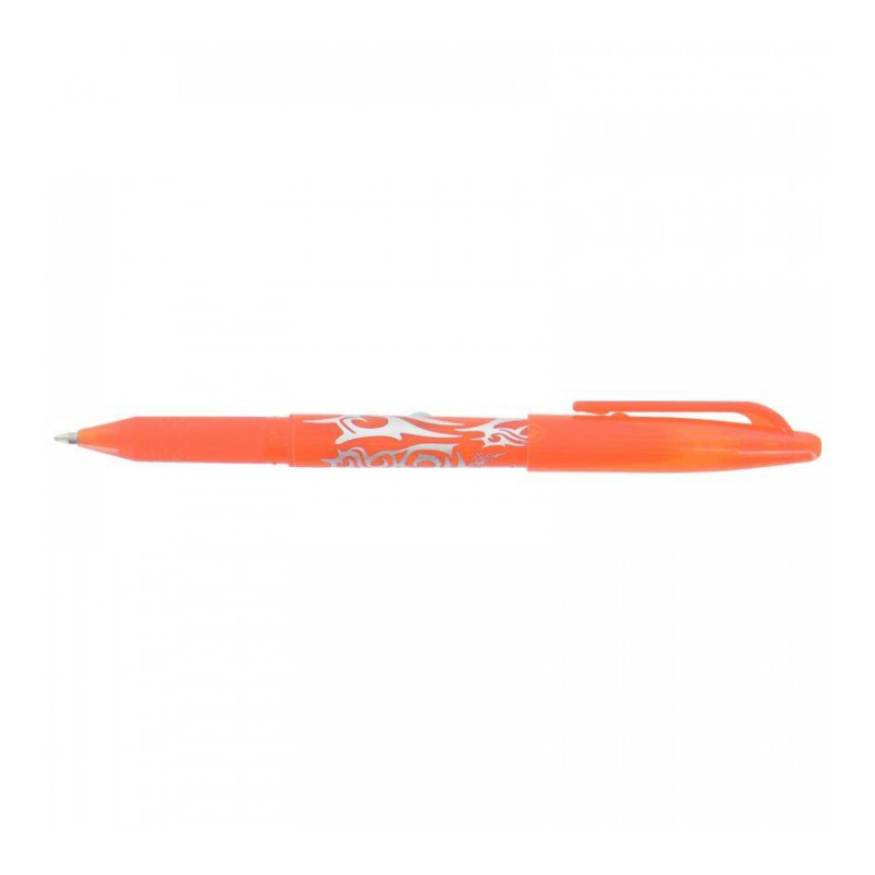 STYLO PILOT FRIXION ORANGE BALL 0,7MM  EFFACABLE AVEC LE BOUT DU STYLO