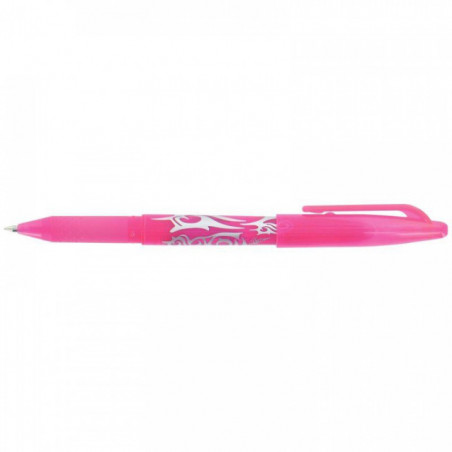 STYLO PILOT FRIXION ROSE BALL 0,7MM  EFFACABLE AVEC LE BOUT DU STYLO