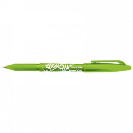 STYLO PILOT FRIXION VERT BALL 0,7MM CITRON  EFFACABLE AVEC LE BOUT DU STYLO