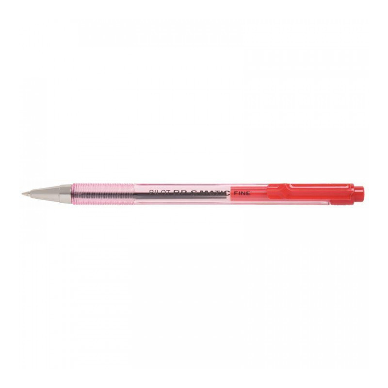 STYLO ROUGE BILLE BPS MATIC RÉTRACTABLE POINTE FINE