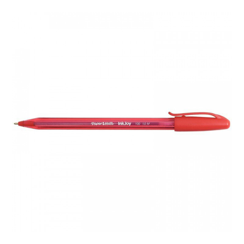 STYLO ROUGE BILLE INKJOY 100 CAP PAPERMATE S0957140