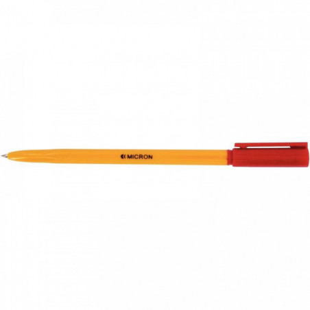 STYLO ROUGE BILLE MICRON POINTE FINE 0,7MM