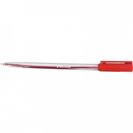 STYLO ROUGE BILLE MICRON POINTE MOYENNE 1MM