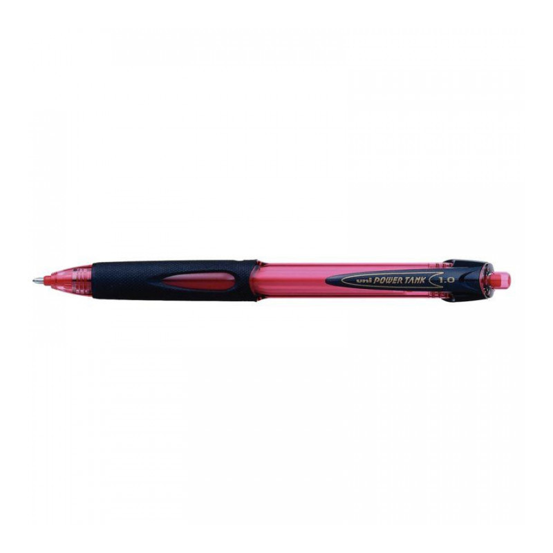 STYLO ROUGE BILLE  POWERTANK RÉTRACTABLE POINTE MOYENNE