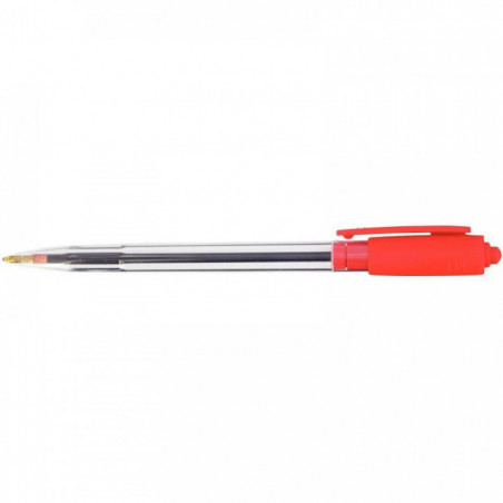 STYLO ROUGE BILLE RÉTRACTABLE WIZ POINTE MOYENNE 1MM