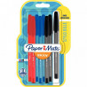 STYLOS *BLISTER DE 8* ASSORTIS BILLE PAPERMATE INKJOY 100