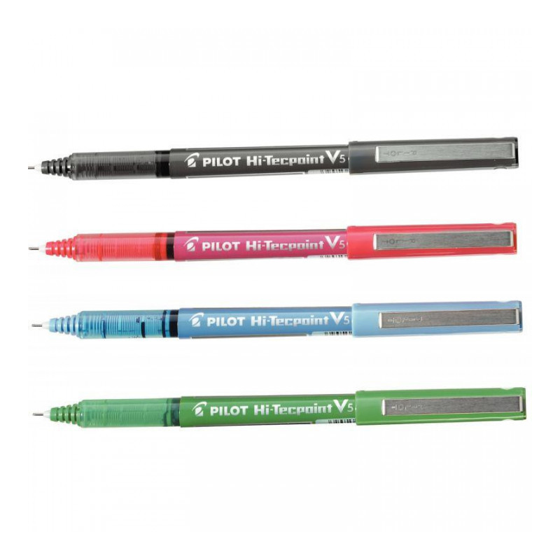 STYLOS **POCH4** POINTE AIGUILLE  V5 COULEURS ASSORTIES PILOT