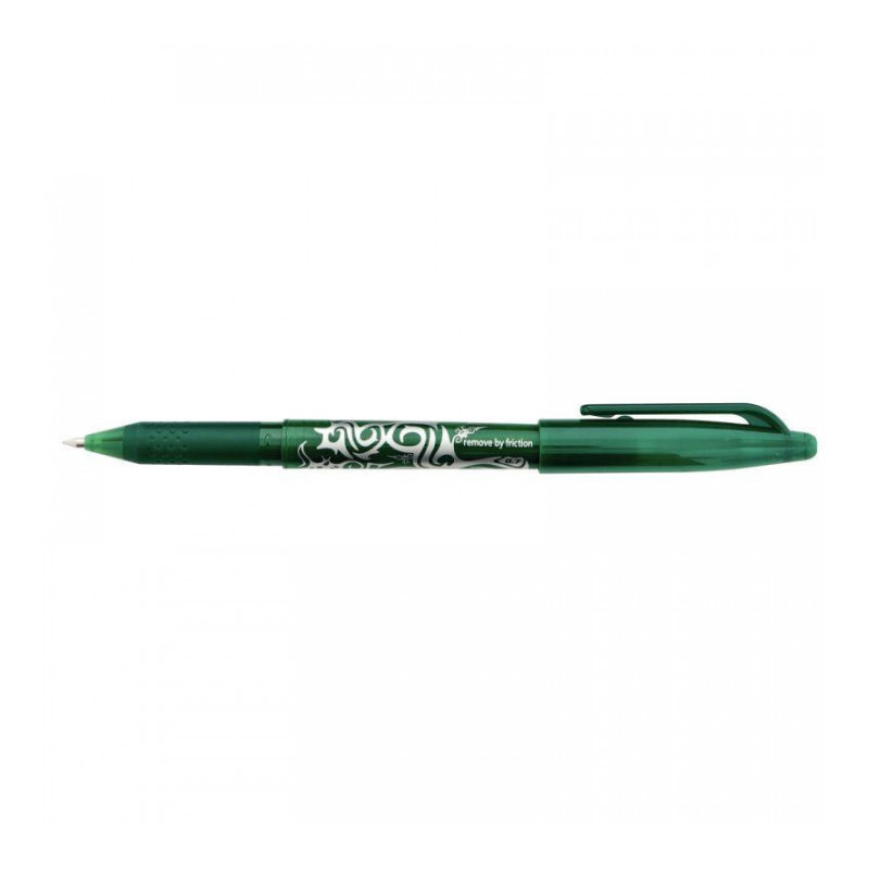 STYLO VERT PILOT FRIXION   BALL 0,7MM  EFFACABLE AVEC LE BOUT DU STYLO