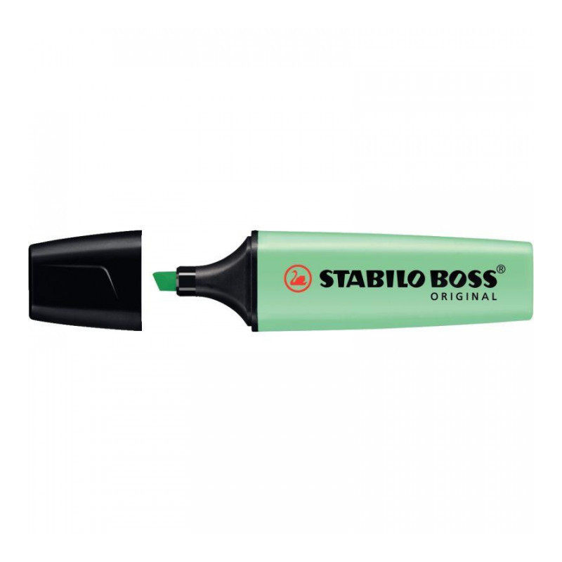 SURLIGNEUR MENTHE A L EAU STABILO BOSS PASTEL