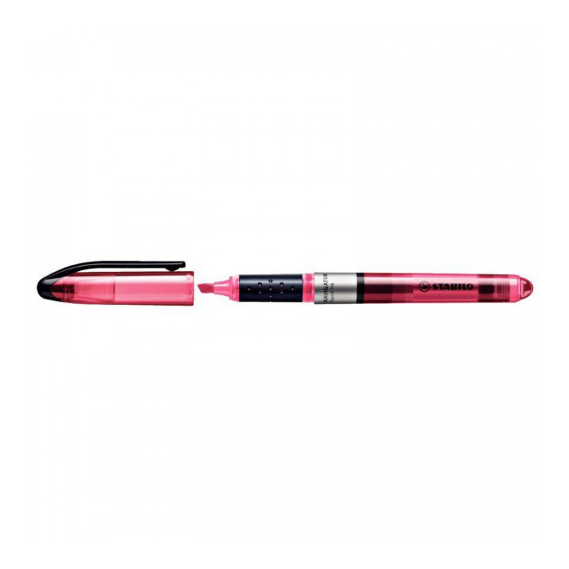 SURLIGNEUR ROSE ENCRE LIQUIDE STABILO NAVIGATOR  54556