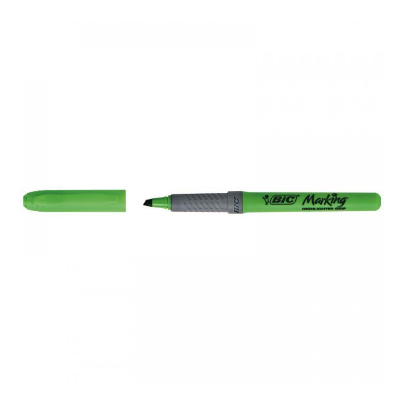 SURLIGNEUR VERT  BIC HIGHLIGHTER GRIP  811932