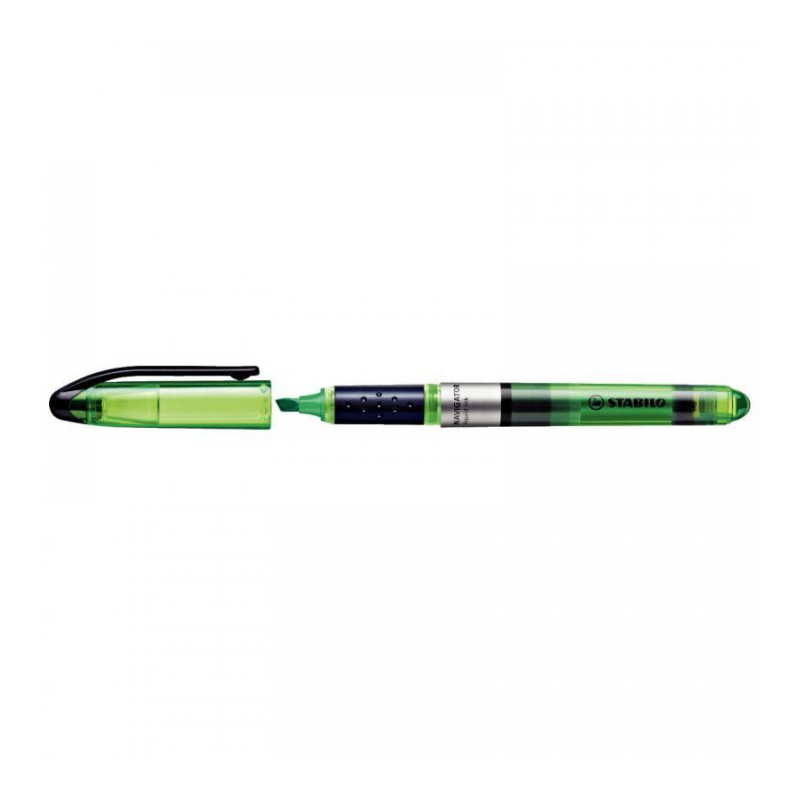 SURLIGNEUR VERT ENCRE LIQUIDE STABILO NAVIGATOR 54533