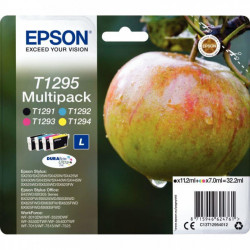 T1295 NCMJ 4CART. POMME EPSON 11,2 + 3 x 7 ml CART.J.ENC.