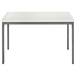 TABLE POLYVALENTE L120 CM P60 CM BLANC