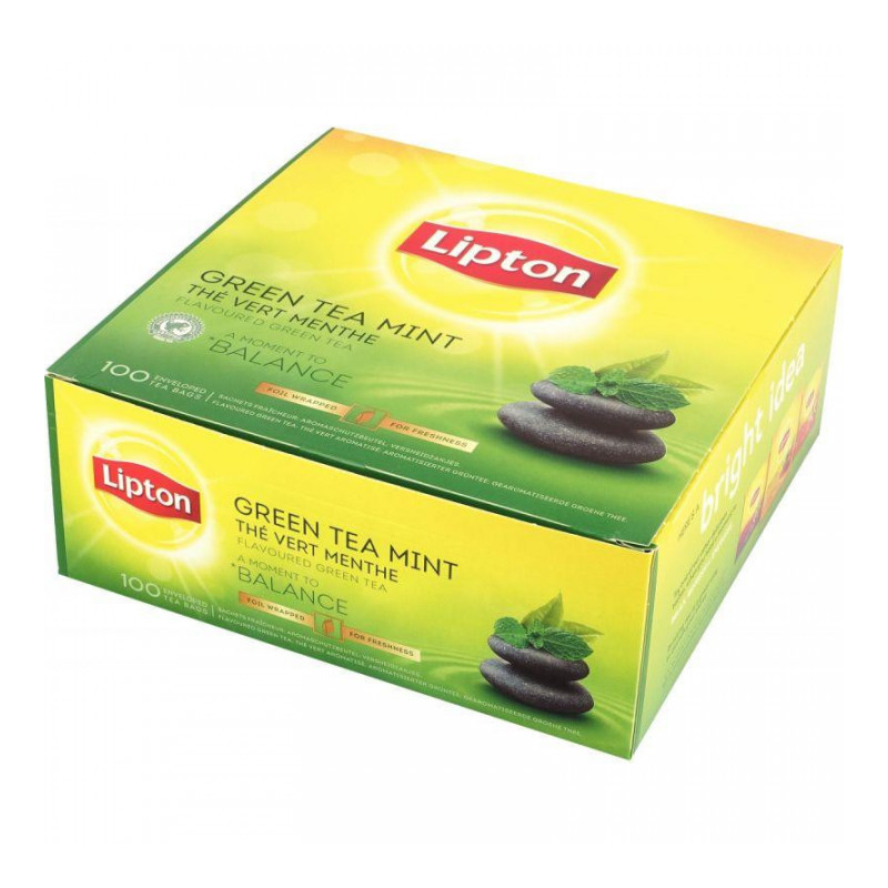 THE VERT MENTHE LIPTON BTE100 SACHETS