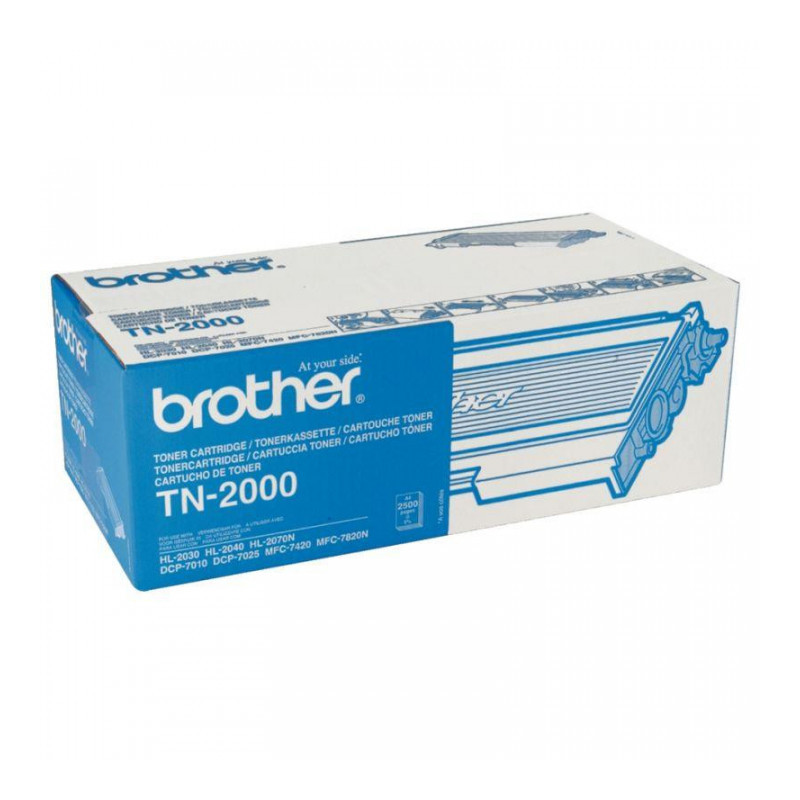 TN2000 NOIR TONER BROTHER 2500PAGES