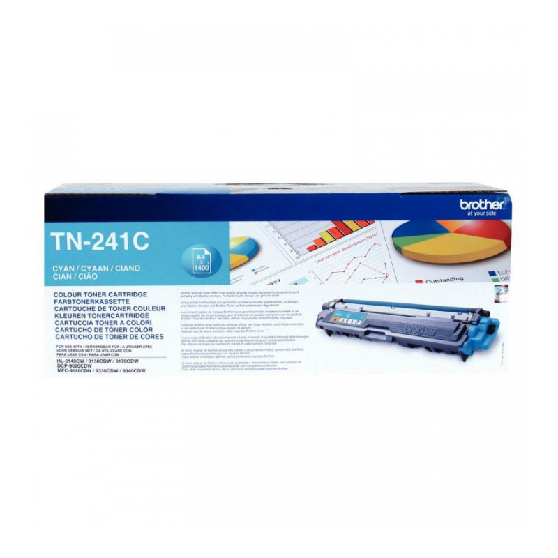 TN241C CYAN TONER BROTHER 1400PAGES