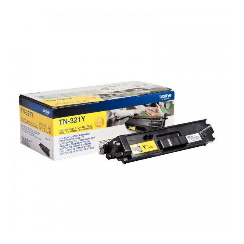 TN321Y JAUNE TONER BROTHER 1500PAGES