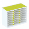 TRIEUR MONOBLOC 24 CASES BLANC/VERT