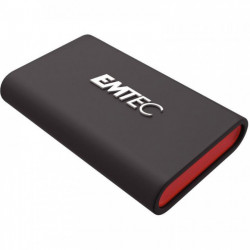 UNITE DE STOCKAGE 1 TO USB 3.1 TRANSFERT 500MO/S DD PORT SSD X210 EMT + CABLE USB C 3.2 + COQUE EN SILICONE 70X40X11 MM 33G