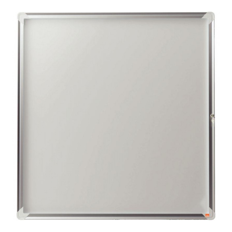 VITRINE D'EXTÉRIEUR 99X99 FOND MÉTAL PREMIUM PLUS 12 FEUILLES A4