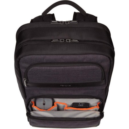 SAC À DOS ADVANCED POUR ORDINATEUR PORTABLE CITYSMART DE 12.5 A 15.6 POUCES COLORIS NOIR ET GRIS