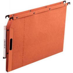 DOSSIER SUSPENDU ARMOIRE VELCRO F15 ORANGE AZL PAQ.25 OBLIQUE AZ OBLIQUE 1003305