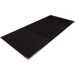 TAPIS 90 X 150 CM 3EN1GRATTANT TRES ABSORBANT ANTI POUSSIERE GRIS PASSAGE INTENSE 