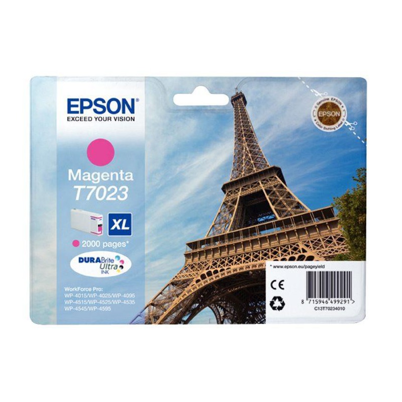 C13T70234010 CART P/EPSON MAGENTA 2000P C13T702340-T7023 EPSON