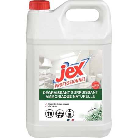 BIDON DE 5L JEX PRO DÉGRAISSANT AMMONIAQUE NATURELLE