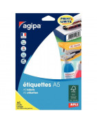 etiquettes autocollantes blanches